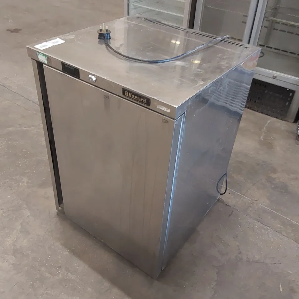 BLIZZARD UCR140 - COMMERCIAL UNDERCOUNTER FRIDGE - STAINLESS STEEL