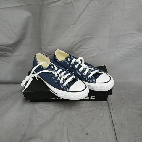CONVERSE ALL STAR OX NAVY SNEAKERS – UNISEX - UK 5