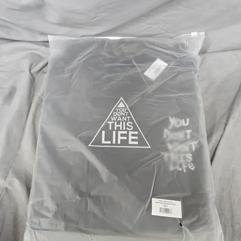 YOU DON'T WANT THIS LIFE PAINTER HOODIE (REFLECTIVE) – SIZE S