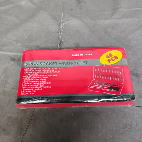SEALED 46-PIECE SOCKET WRENCH SET