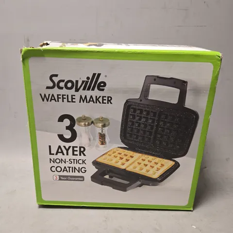 BOXED SCOVILLE WAFFLE MAKER