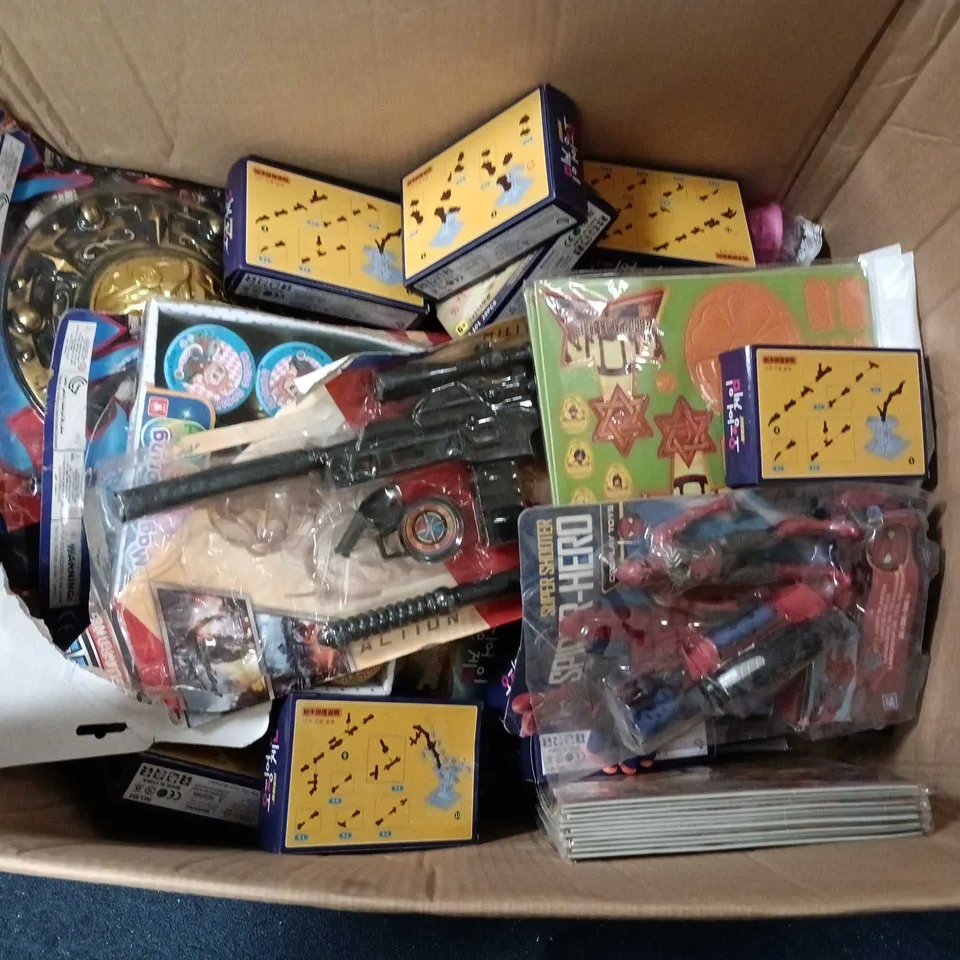 BOX OF APPROXIMATELY 25 ASSORTED CHILDREN'S TOYS
