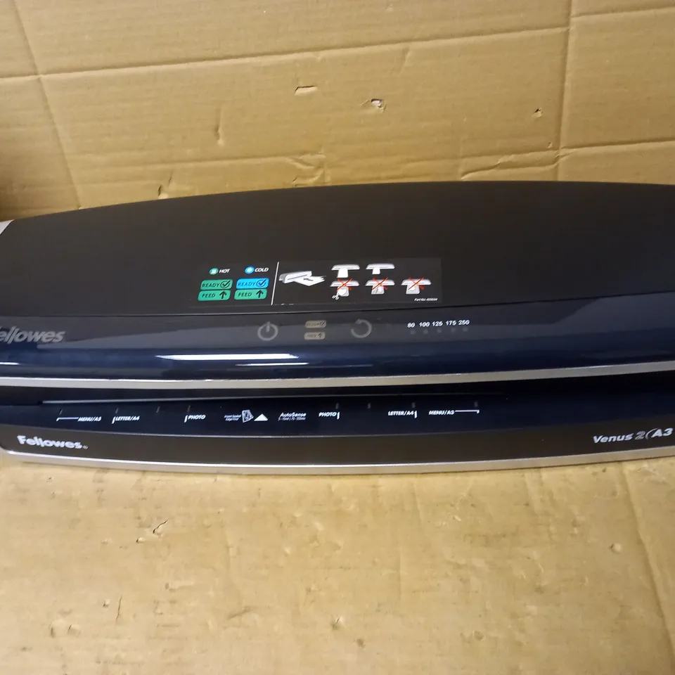 FELLOWES VENUS 2 A3 HIGH PERFORMANCE LAMINATOR 