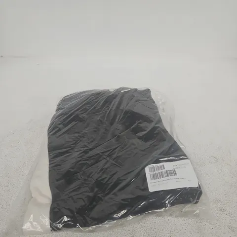 CHELSEA PEERS LUXECOMFORT SCUBA STRIPE JOGGERS – BLACK - SIZE UK 12 