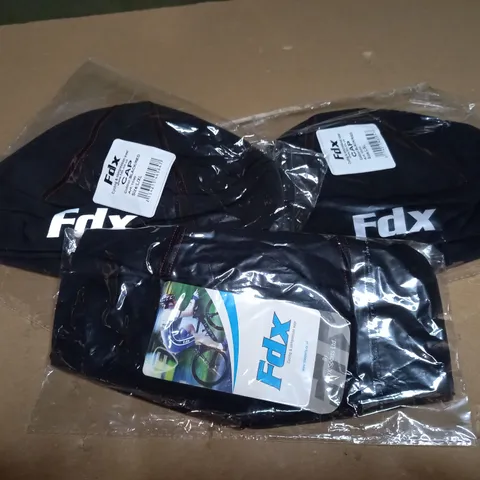 3X FDX 8U BLACK THERMAL WINDPROOF WINTER CYCLING SKULL CAP L/XL 