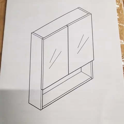 BOXED BATHROOM MIRROR CABINET (1 BOX)