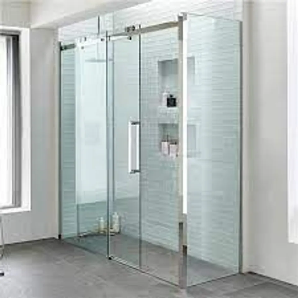 BOXED TRINITY PREMIUM 1400 FIXED GLASS WITH SINGLE SIDE EASY CLEAN 