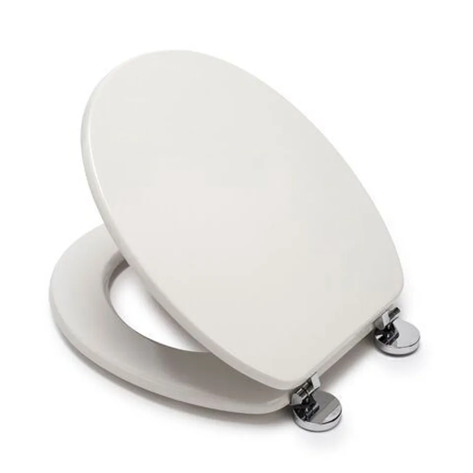 ROUND STANDARD TOILET SEAT COLOUR GREY