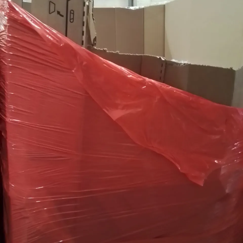 PALLET OF ASSORTED HOUSEHOLD GOODS AND PRODUCTS TO INCLUDE;OVEN,RETRACTABLE SAFETY GATE,PICTURE FRAMES