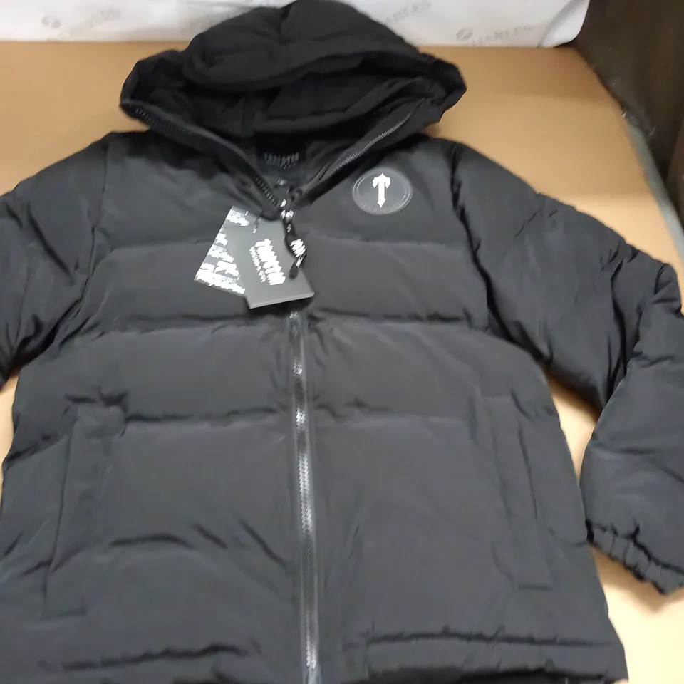 TRAPSTAR BLACK PADDED COAT - M
