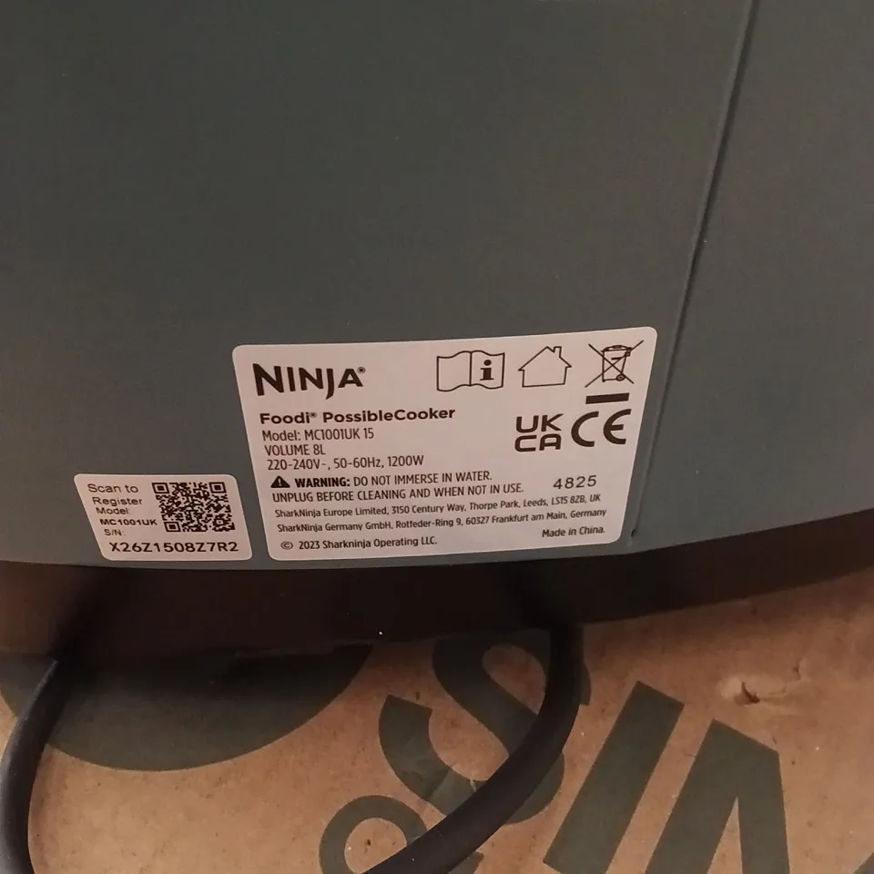 BOXED NINJA FOODI POSSIBLE COOKER GREY - MC1001UK15