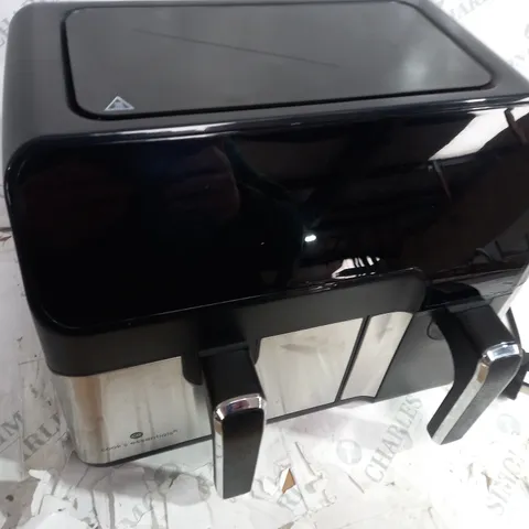 BOXED COOK'S ESSENTIALS 7.7L DUAL AIR FRYER
