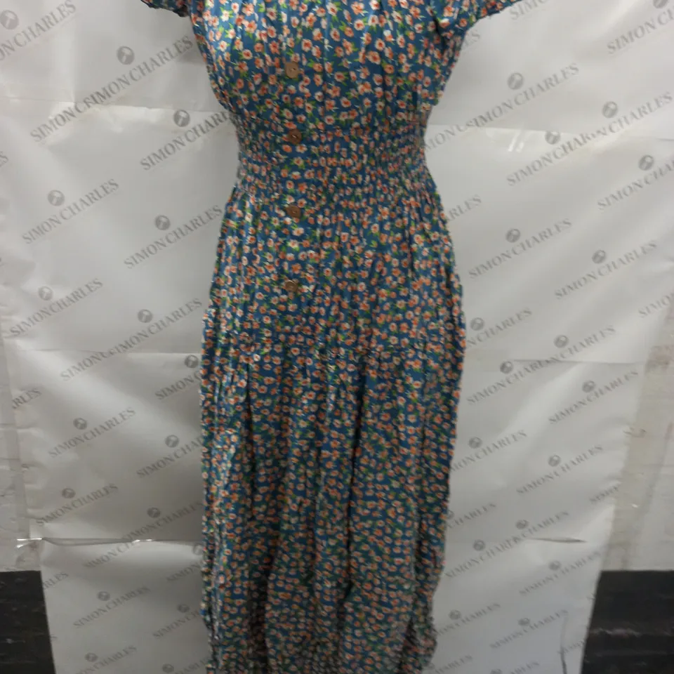 KURT MULLER FLORAL DRESS - L/XL