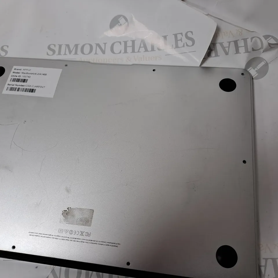 APPLE MAC BOOK AIR6 2/A1466 SERIAL # C02LCJARF5V7