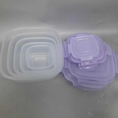 POP TOP TUPPERWARE TUBS - PURPLE