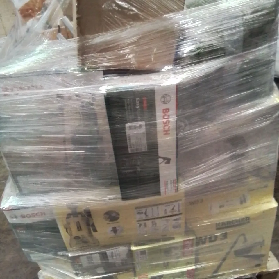 PALLET OF APPROXIMATELY 32 UNPROCESSED RAW RETURN HOUSEHOLD AND ELECTRICAL GOODS TO INCLUDE;