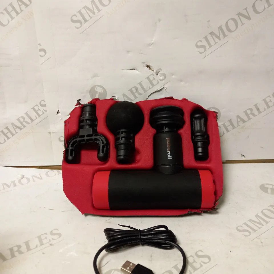 PULSEROLL PERCUSSION HANDHELD DEEP TISSUE MUSCLE MINI MASSAGE GUN
