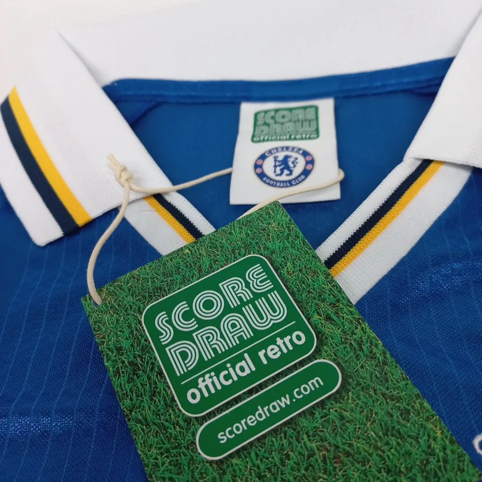 CHELSEA FC EUROPEAN CUP WINNERS CUP FINAL 1998 REPLICA FOOTBALL SHIRT (SCORE DRAW OFFICIAL RETRO)