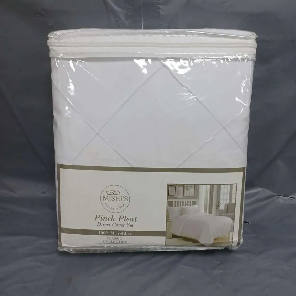MISHI'S PINCH PLEAT DUVET COVER SET 