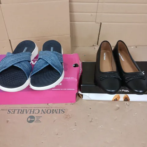 APPROXIMATELY 6 PAIRS OF LADIES SHOES ASSORTED COLOURS, SIZES AND STYLES