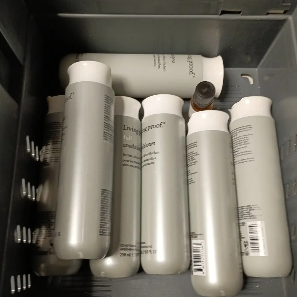 LOT OF APPROXIMATELY 20ASSORTED HEALTH AND BEAUTY ITEMS TO INCLUDE LIVING PROOF FULL SHAMPOO,BEAUTY MASSAGER AND APRIL SKIN PEEL OFF PACK