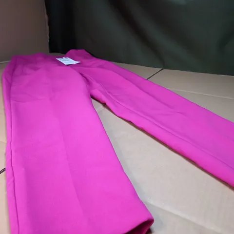 ZARA HOT PINK TAILORED TROUSERS - SMALL