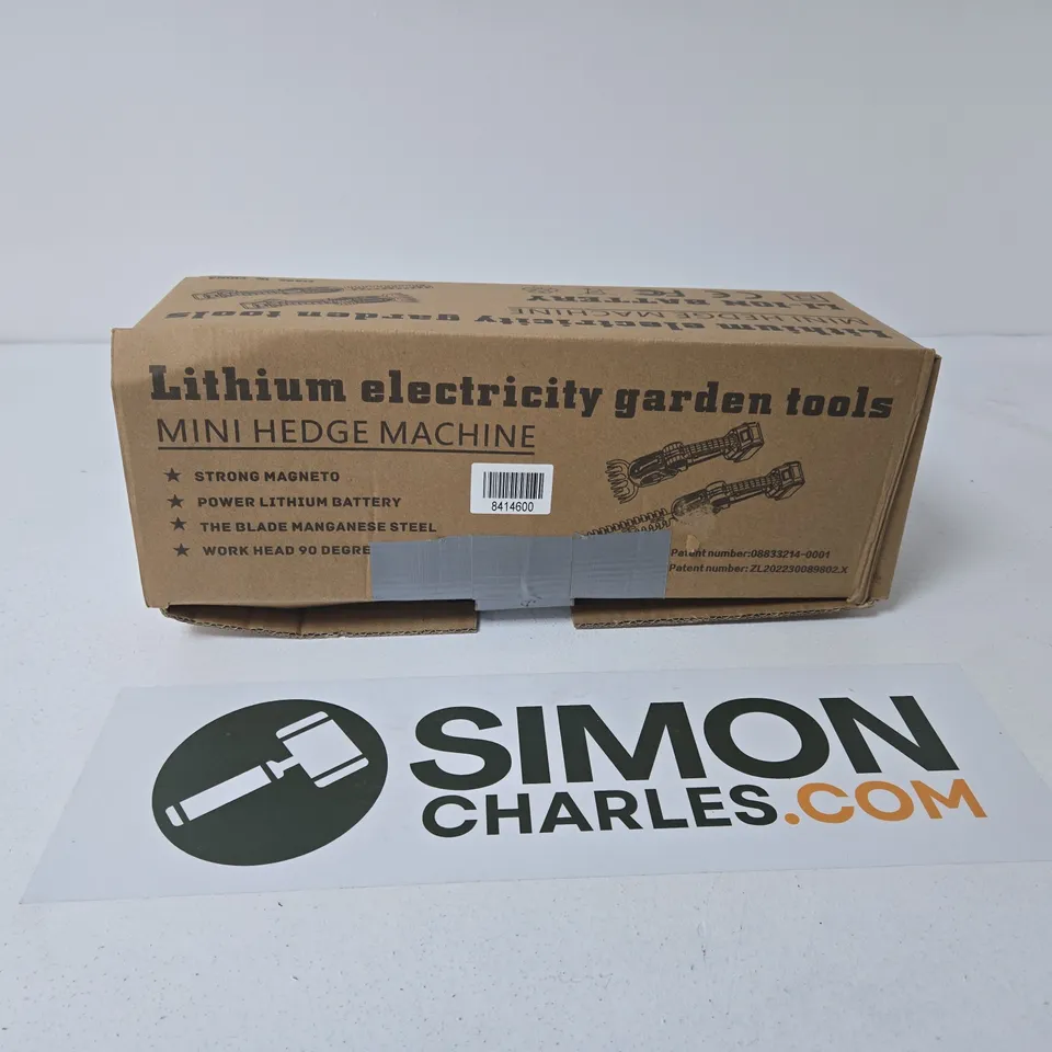 LITHIUM-POWERED MINI HEDGE MACHINE CORDLESS GARDEN HEDGE TRIMMER