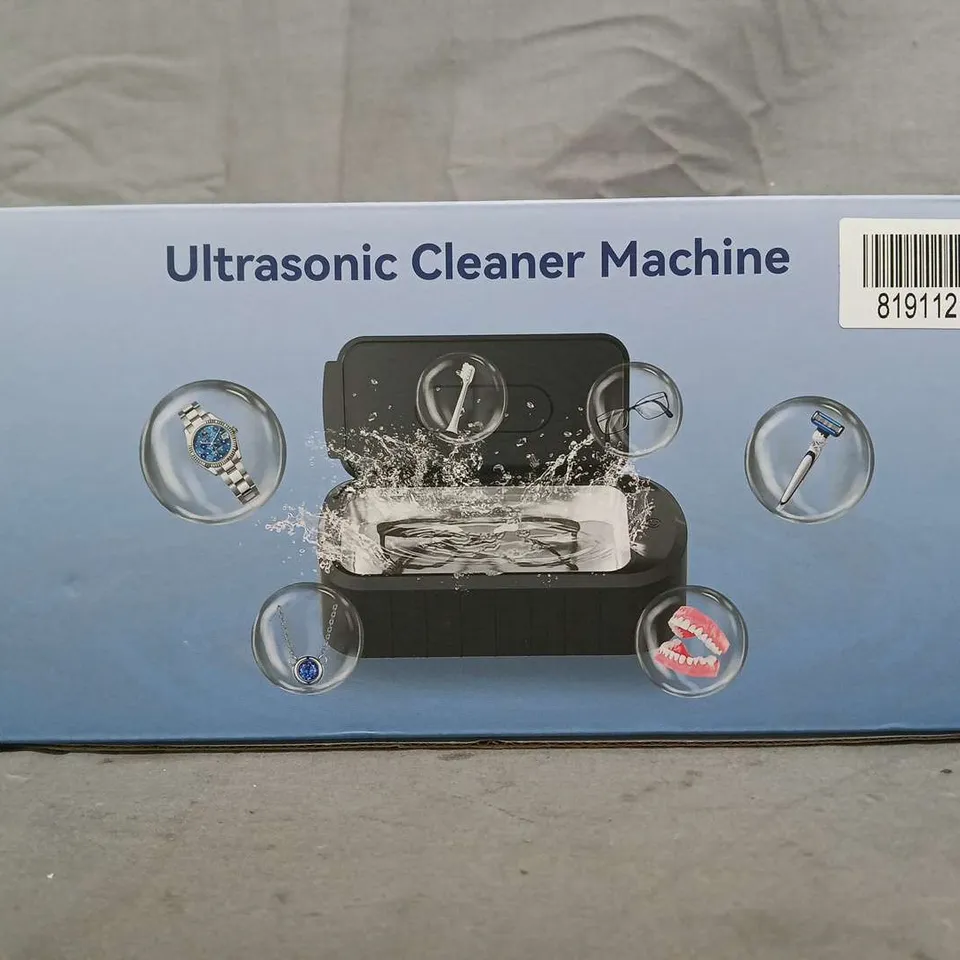 BOXED UNBRANDED ULTRASONIC CLEANER MACHINE