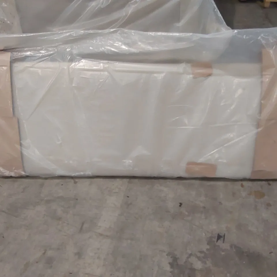 BAGGED PARIS 90CM FABRIC HEADBOARD IN SANDSTONE 