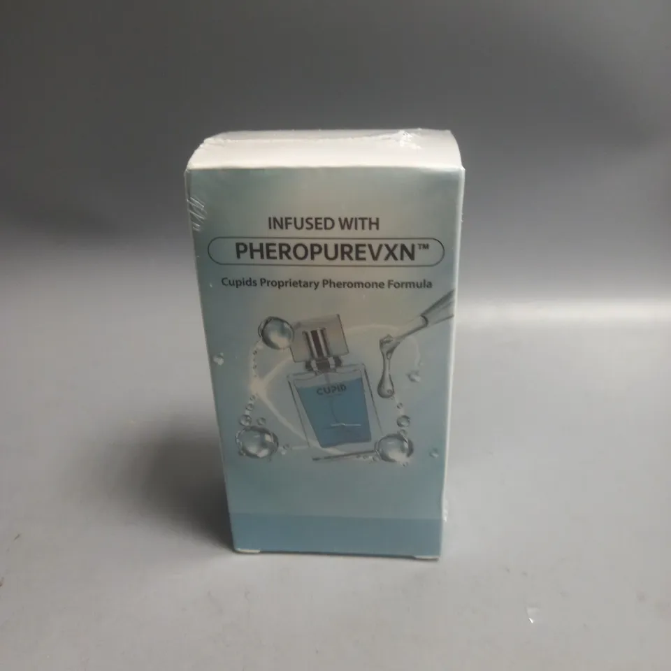 BOXED AND SEALED CUPID PROPRIETARY PHEROMONE FORMULA EAU DE PARFUM 50ML