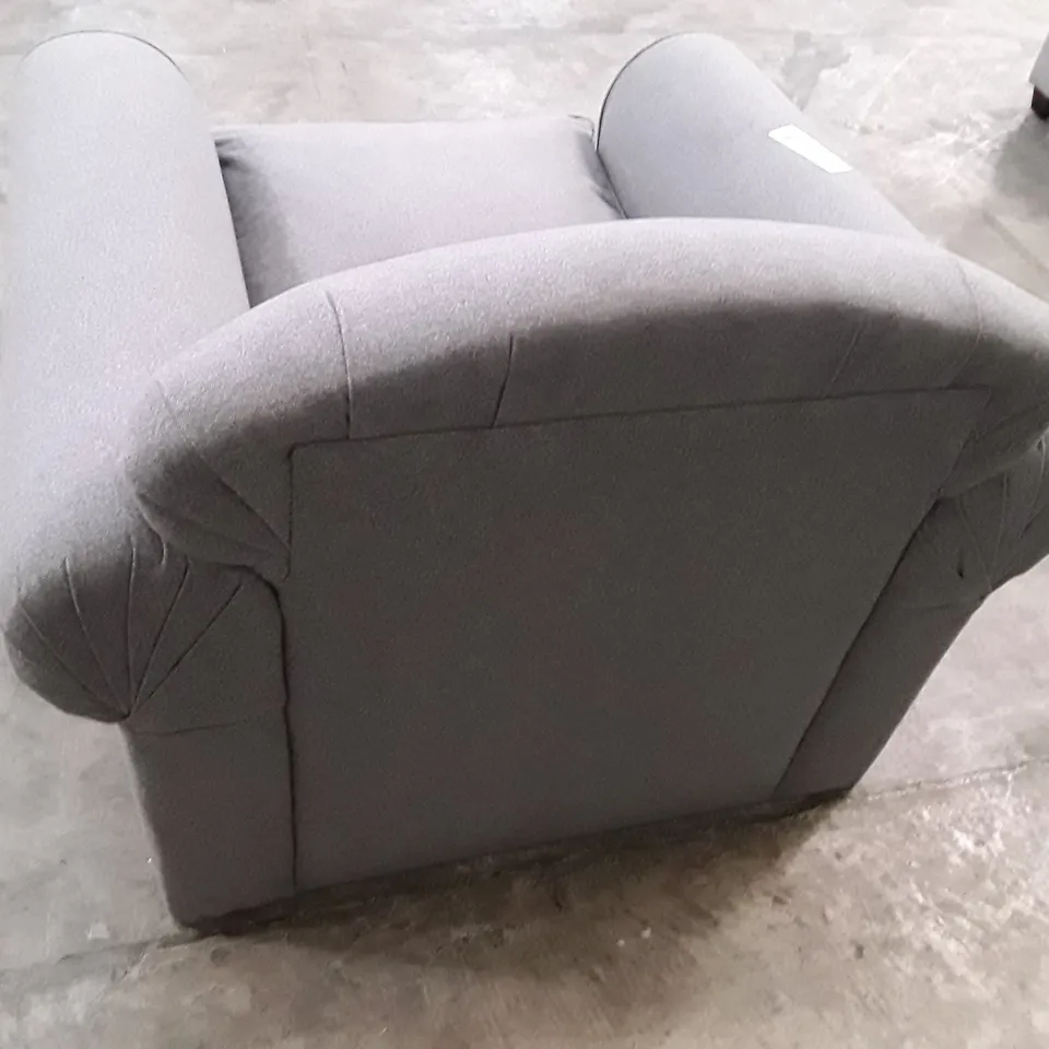 QUALITY DESIGNER CHILMARK ARMCHAIR - FOG FABRIC