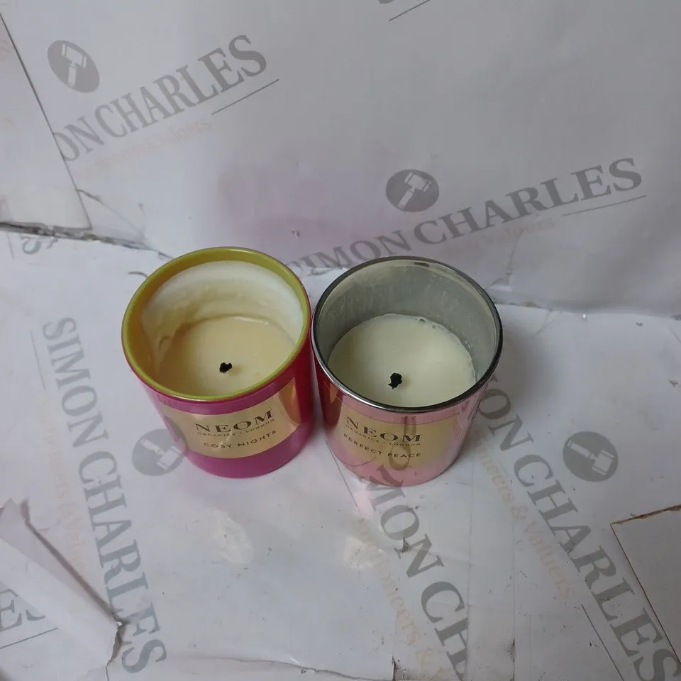 BOX OF 2 NEOM THE WINTER WELLBEING WONDERS CANDLE DUO 