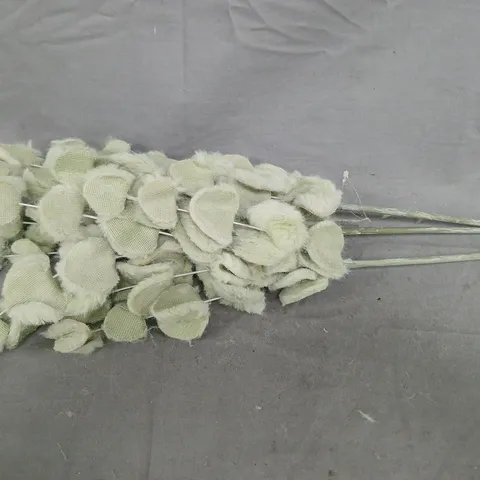 BOXED SET OF 3 FAUX FUR EUCALYPTUS CHRISTMAS TREE PICKS
