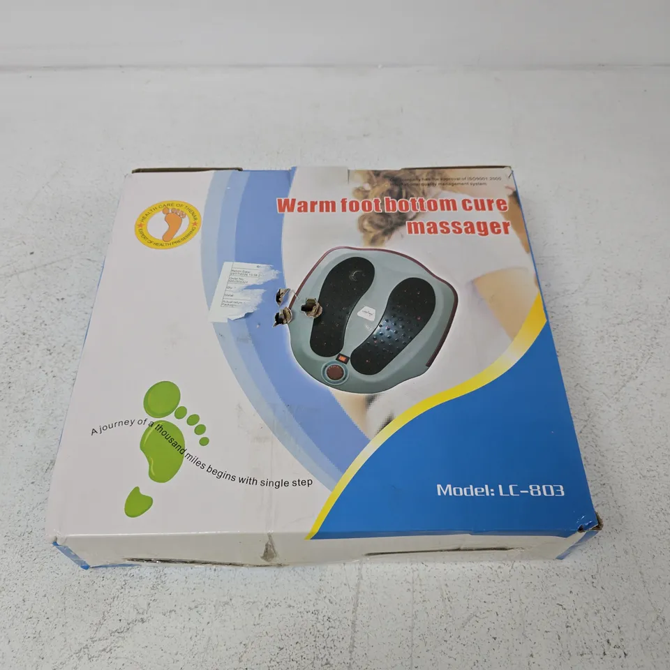 FOOT MASSAGER WITH WARMING – MODEL LC-803
