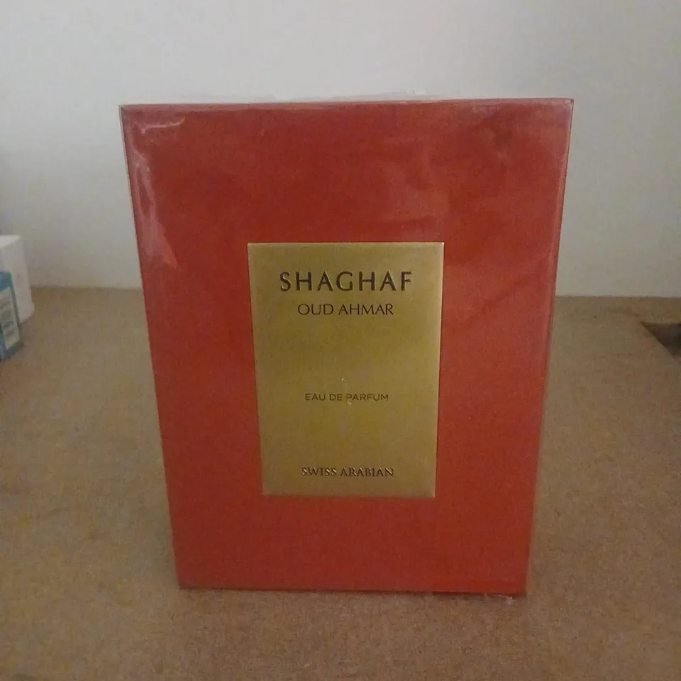 BOXED AND SEALED SHAGHAF OUD AHMAR SWISS ARABIAN EAU DE PARFUM 75ML