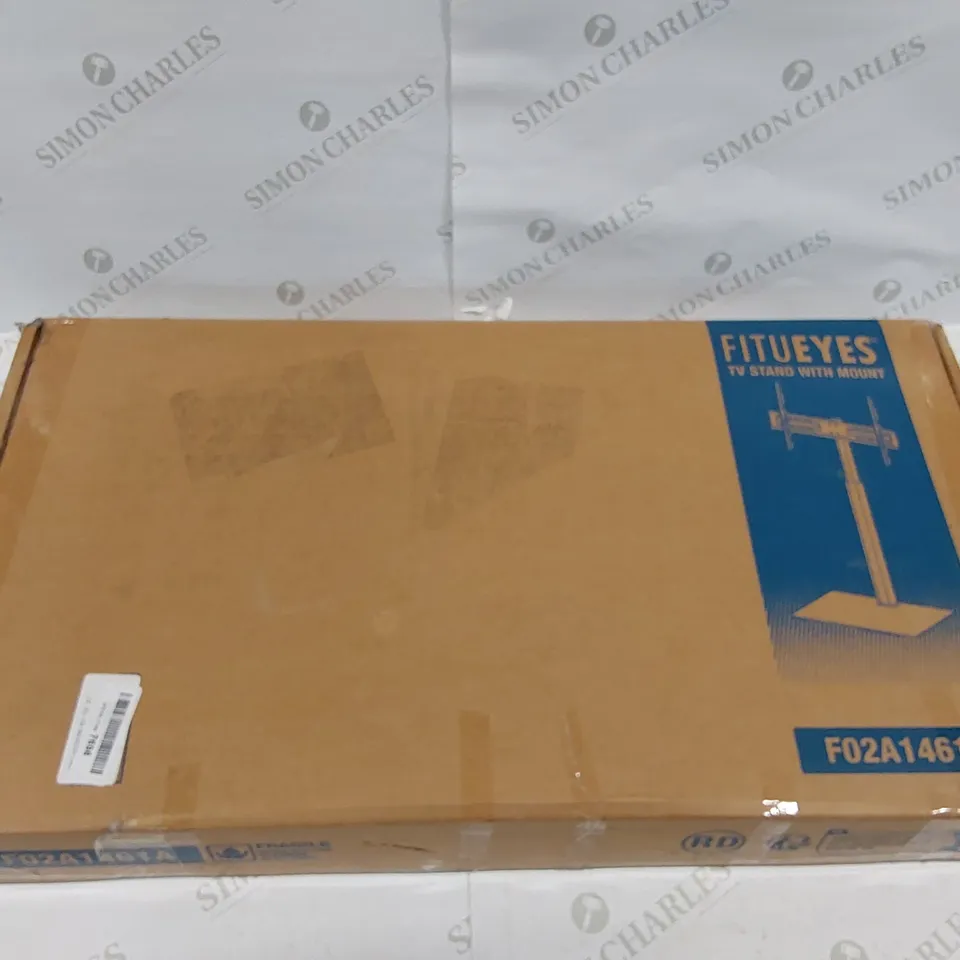 BOXED FITUEYES F02A1461A TV STAND WITH MOUNT (1 BOX)