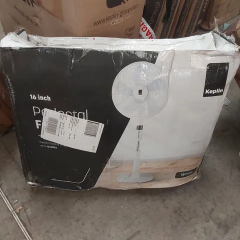 BOXED KEPLIN 16 INCH PEDESTAL FAN