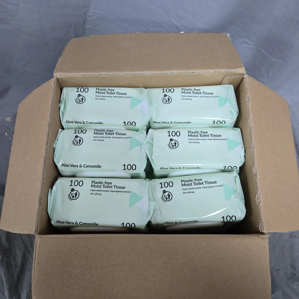 DERÉLA ALOE VERA & CAMOMILE MOIST TOILET TISSUE – BOX OF 18 X 100 SHEETS