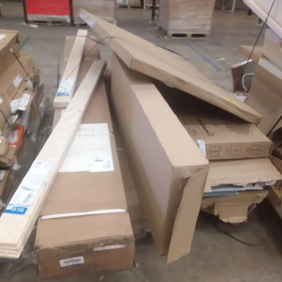 PALLET CONTAINING SHED PARTS & FLATPACK FURNITURE 
