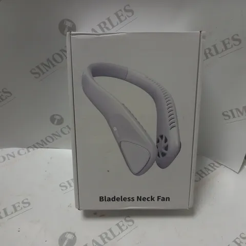 BOXED BLADELESS NECK FAN IN WHITE