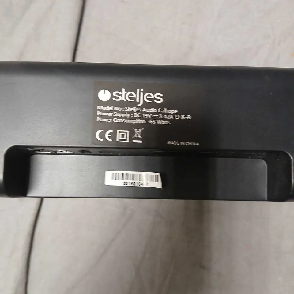 STELJES AUDIO CALLIOPE SOUNDBAR – BLACK 