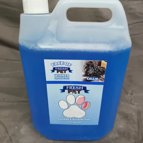 FRESH PET CLEANER & DISINFECTANT – BABY POWDER - 5L