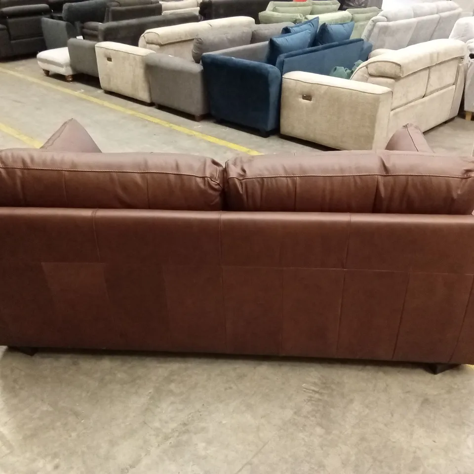 ARDEN ITALIAN LEATHER 4 SEATER SOFA RRP £1499