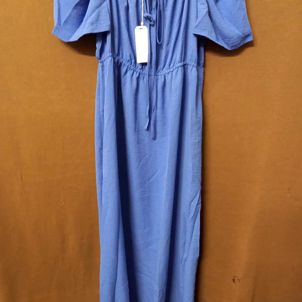 MAISON DE NIMES GYPSEY DRESS IN COBALT BLUE - MEDIUM