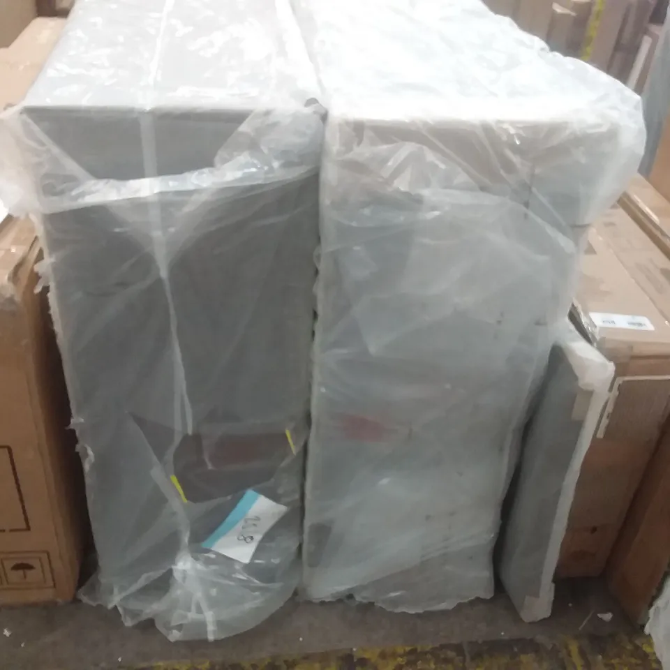 UNI LINEN DIVAN BED BASE AND HEADBOARD