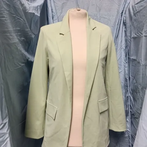 NEW LOOK SAGE GREEN BLAZER – WOMEN'S, UK 8 (EU 36, US 4) MADE IN MOROCCO