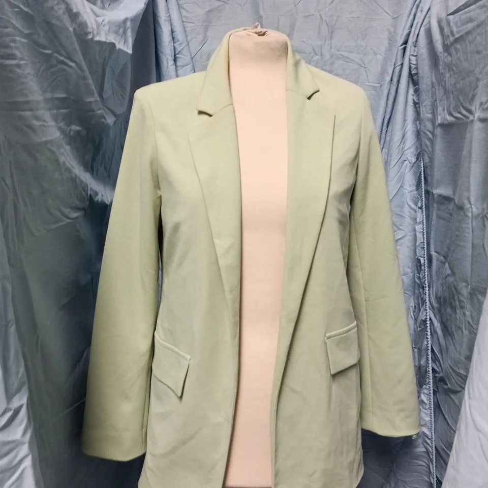 NEW LOOK SAGE GREEN BLAZER – WOMEN'S, UK 8 (EU 36, US 4) MADE IN MOROCCO