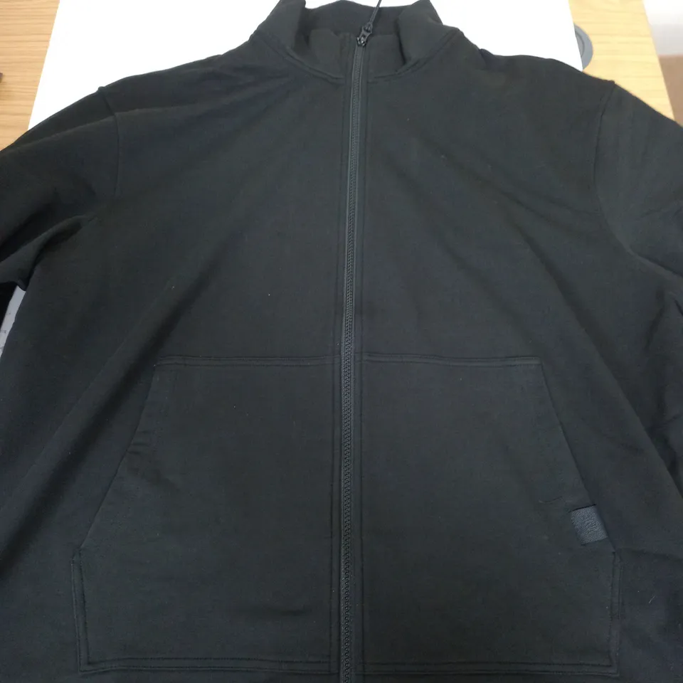 SAVILLE ROW SRW ACTIVE ZIP THROUGH TOP BLACK XXL