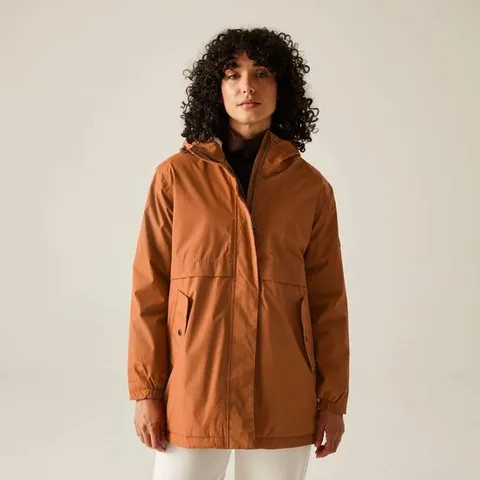 BRAND NEW REGATTA WOMENS BRIELLY JACKET IN GLAZED GINGER VANILLA - UK 22