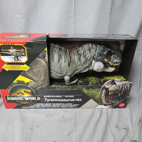 JURASSIC WORLD SUPER COLOSSAL TYRANNOSAURUS REX